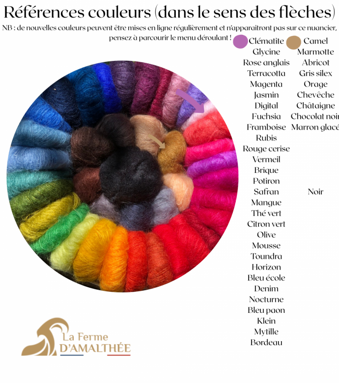 Pelote Mohair et Soie Primadonna