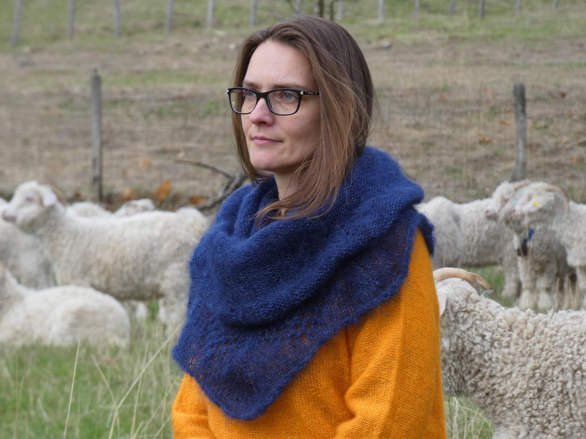 Col Rosaë laine Mohair Primadonna nocturne 3