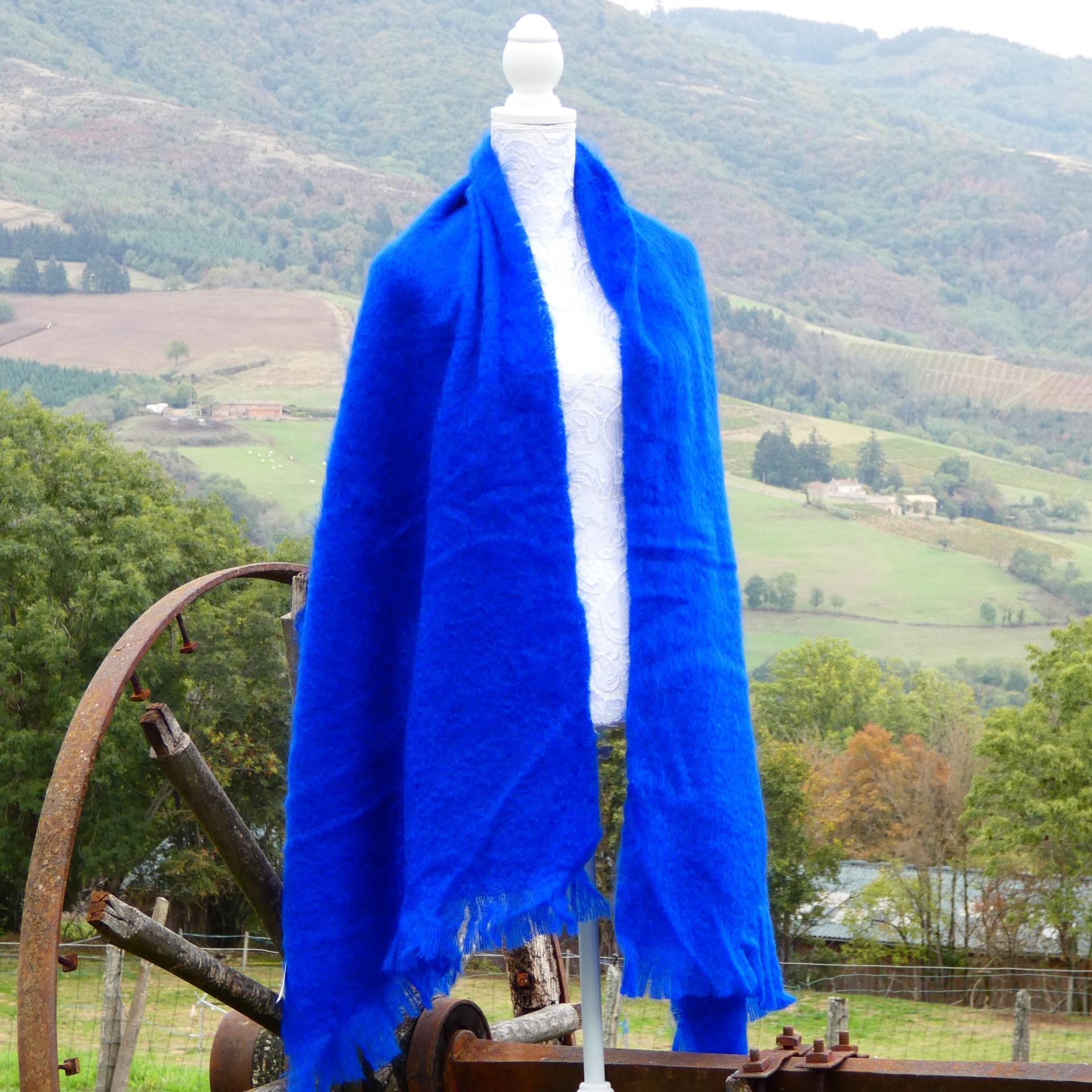 Etole Mohair bleu klein