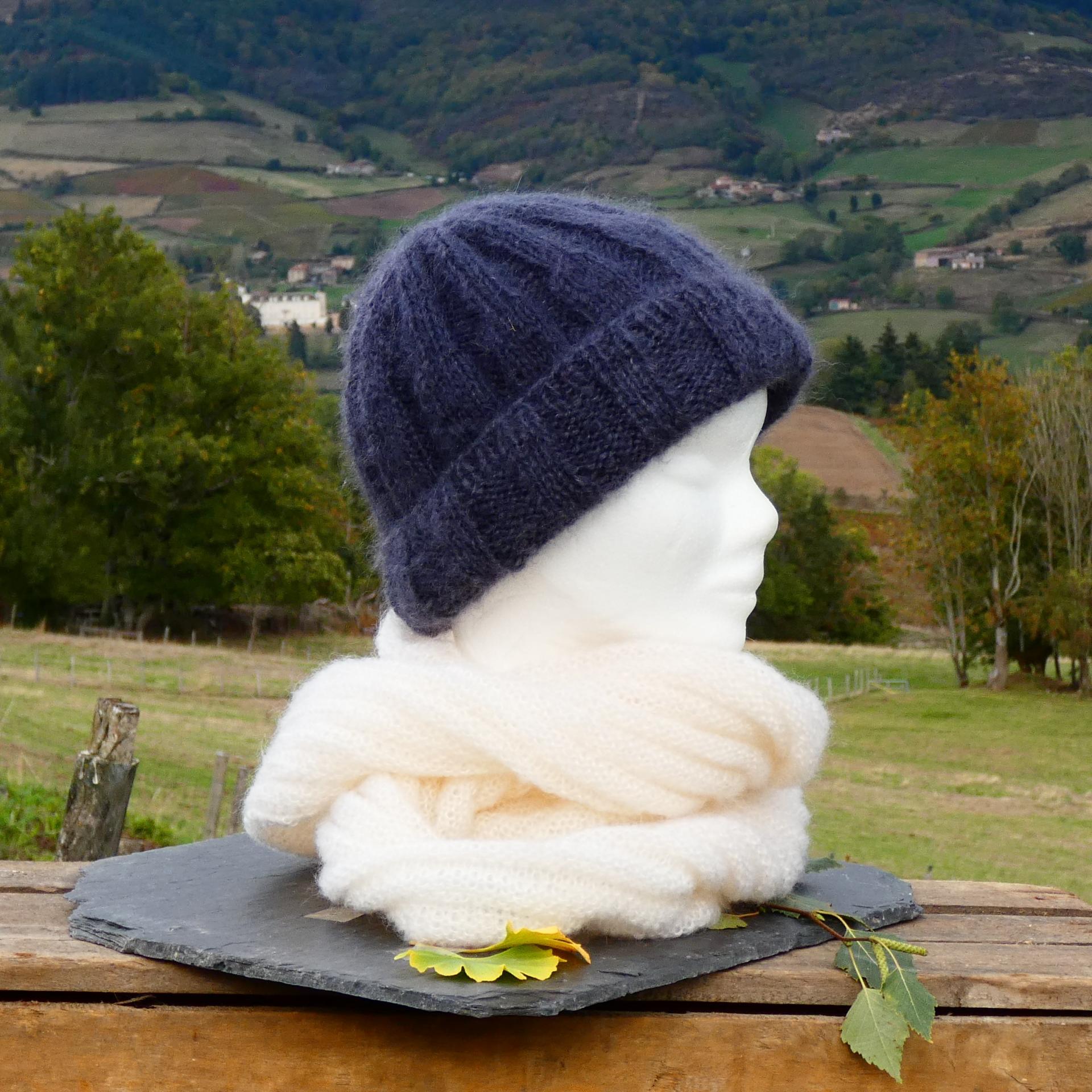 Snood Mohair écru