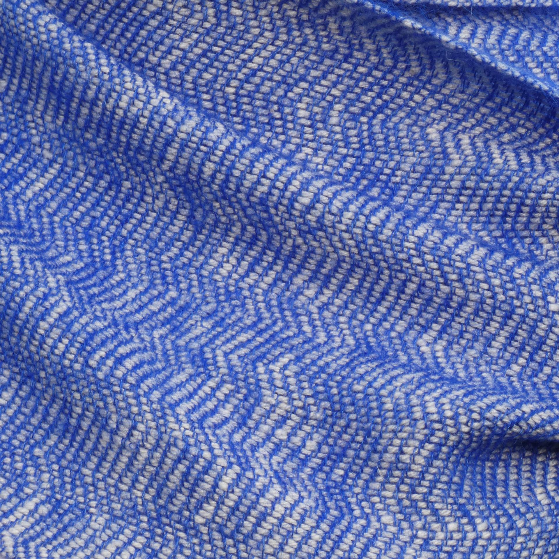 Etole Cachemire français bleue 4