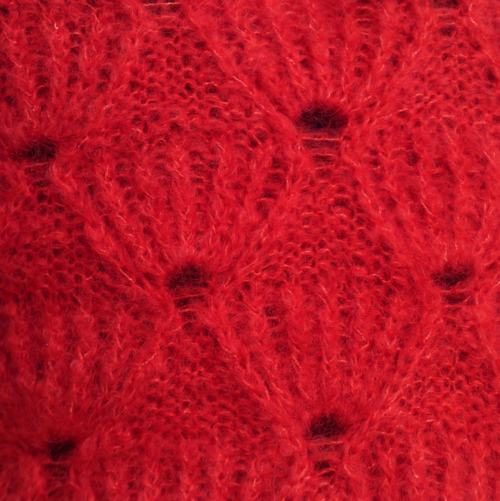 Gilet mohair Volupté vermeil 3