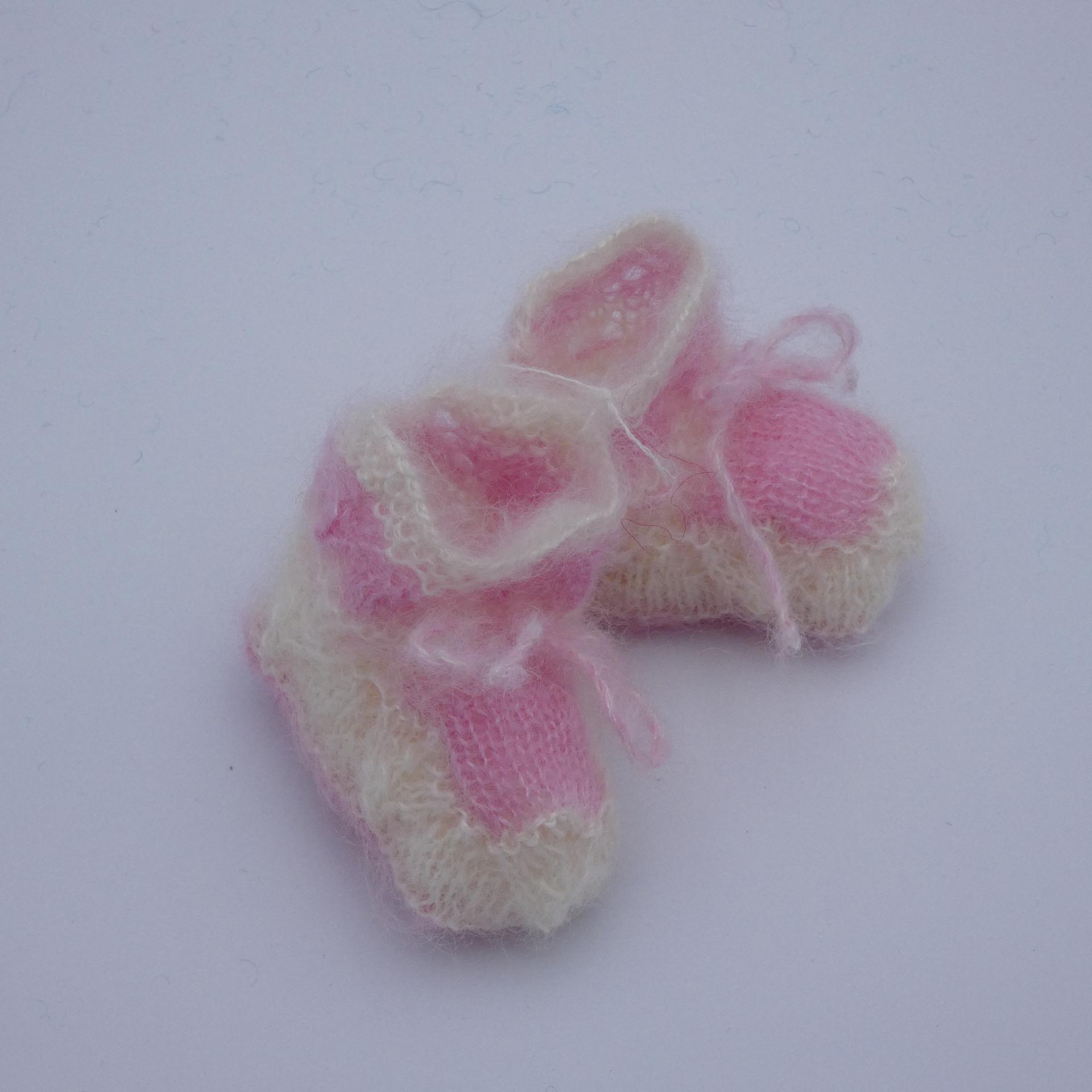 Chaussons en laine Mohair pour bébé