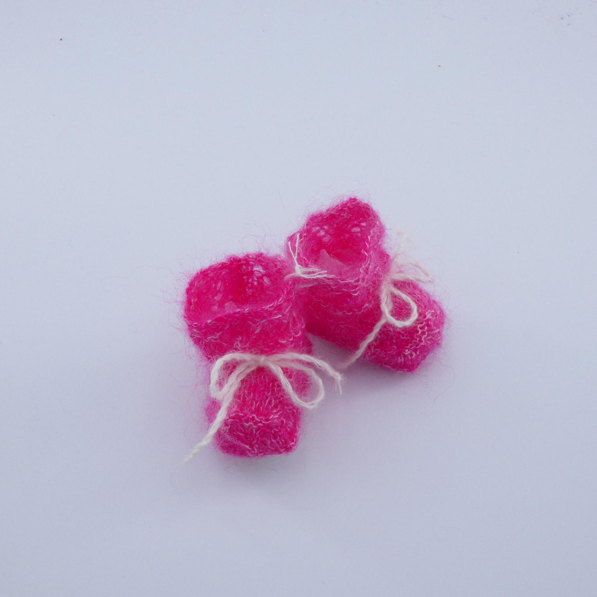 Chaussons en laine Mohair pour bébé