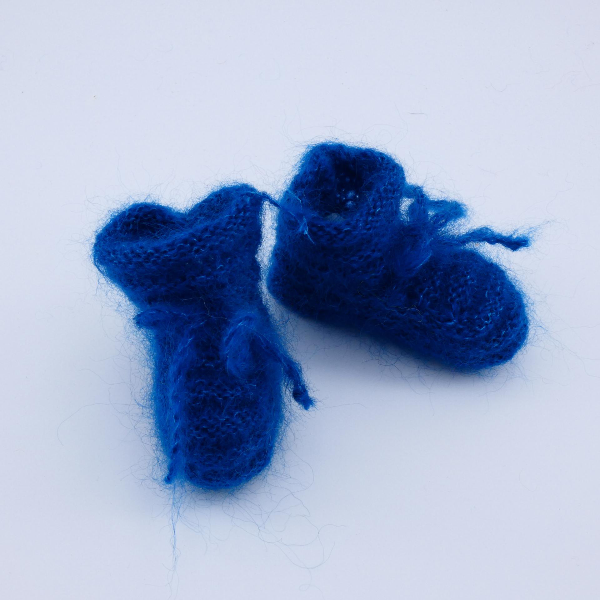Chaussons en laine Mohair pour bébé