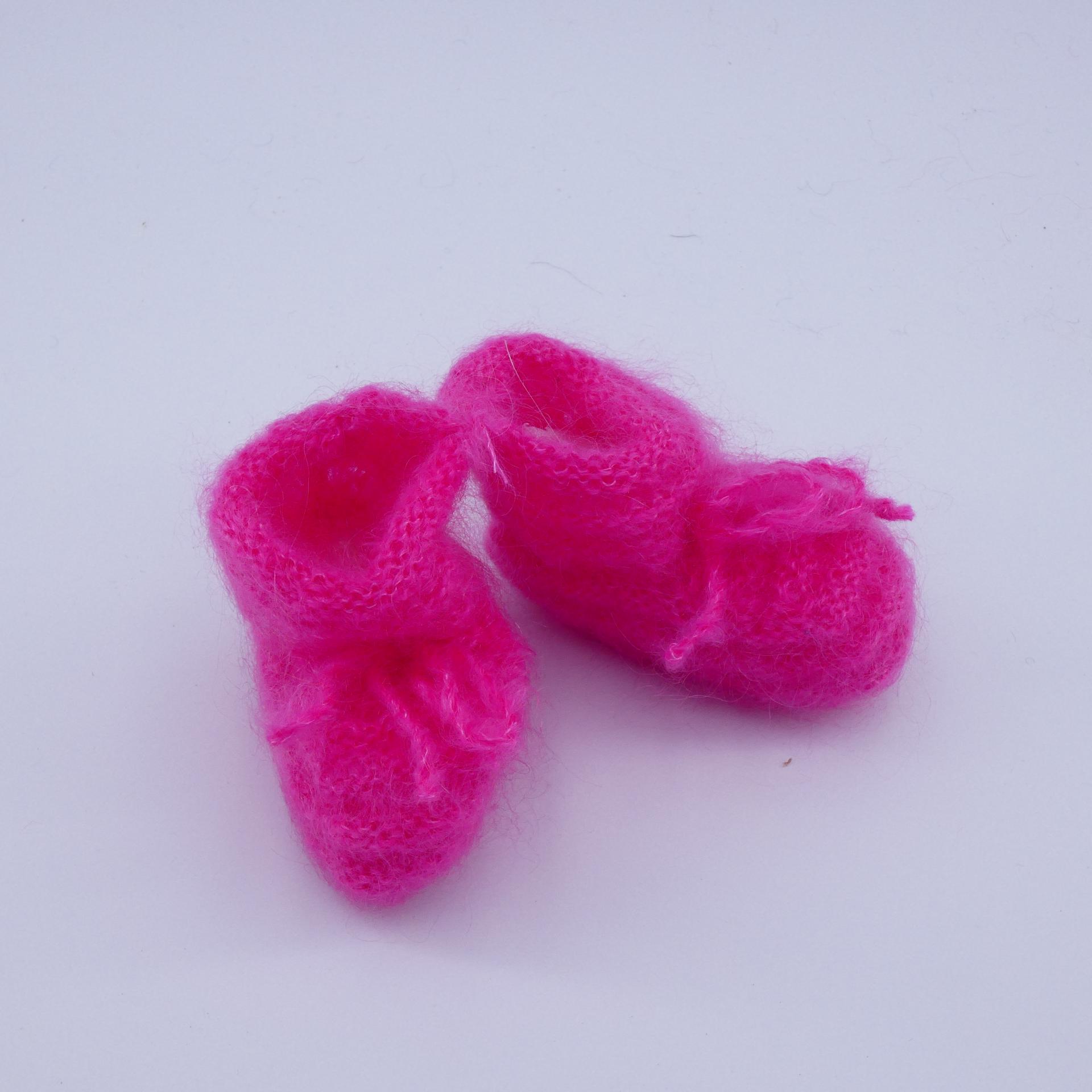 Chaussons en laine Mohair pour bébé