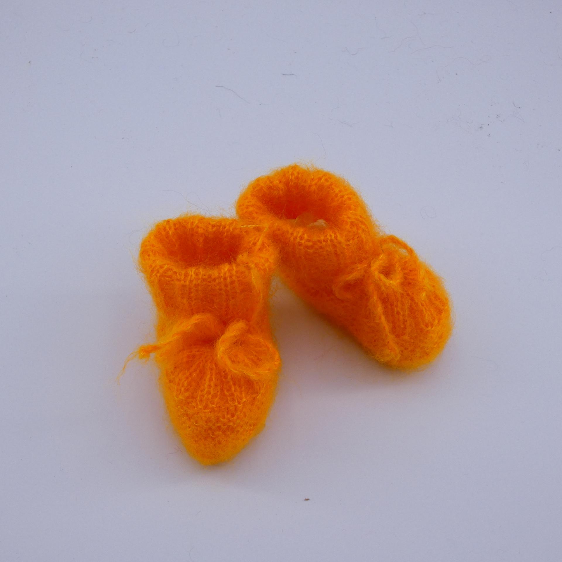 Chaussons en laine Mohair pour bébé