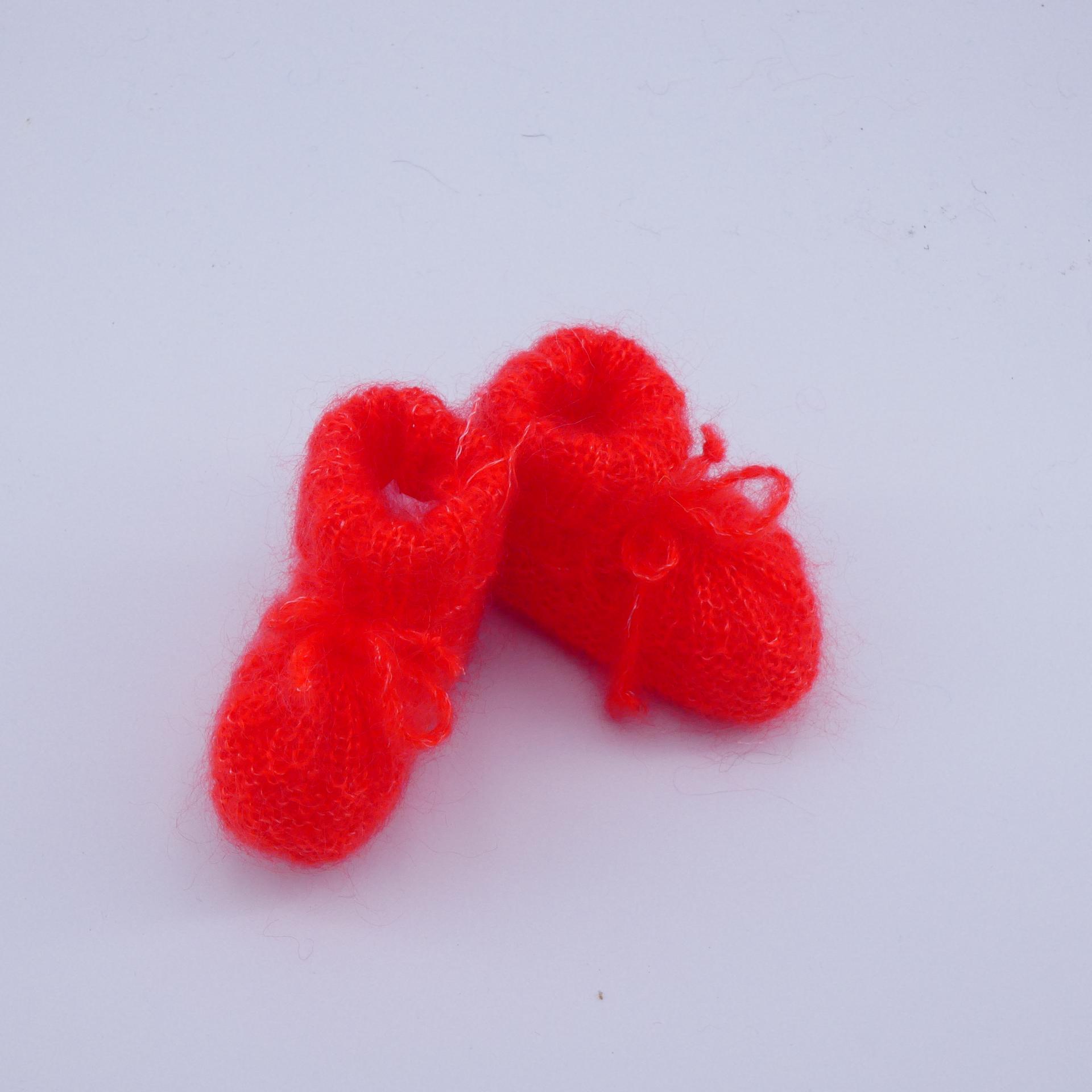 Chaussons en laine Mohair pour bébé