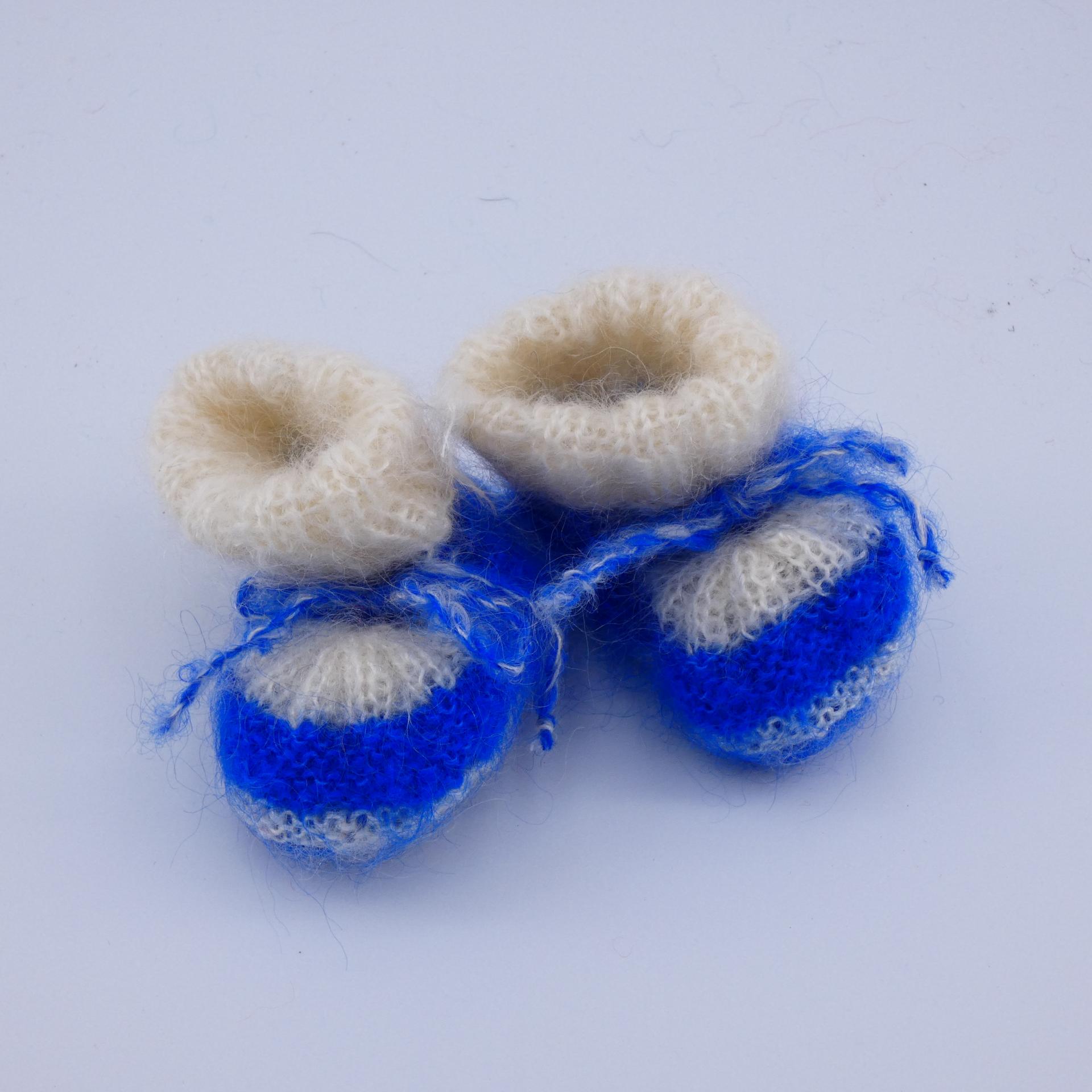 Chaussons en laine Mohair pour bébé