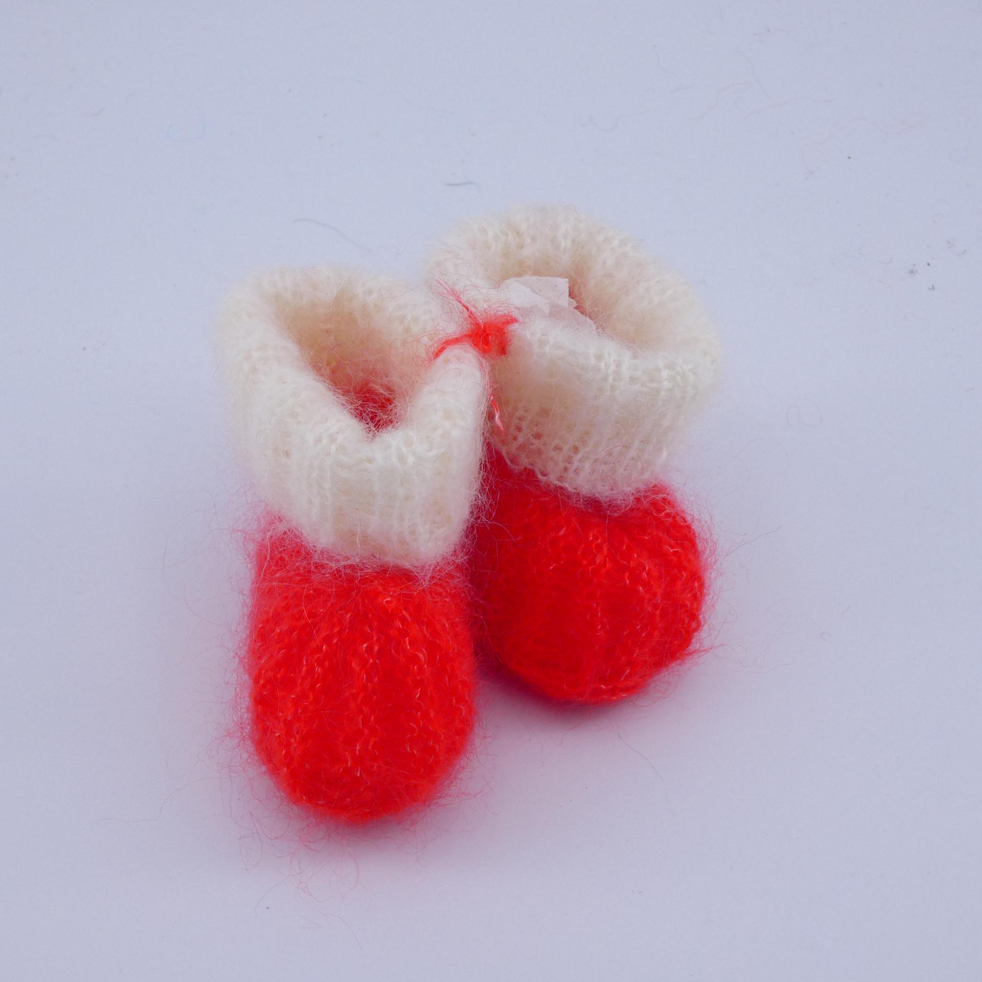 Chaussons en laine Mohair pour bébé