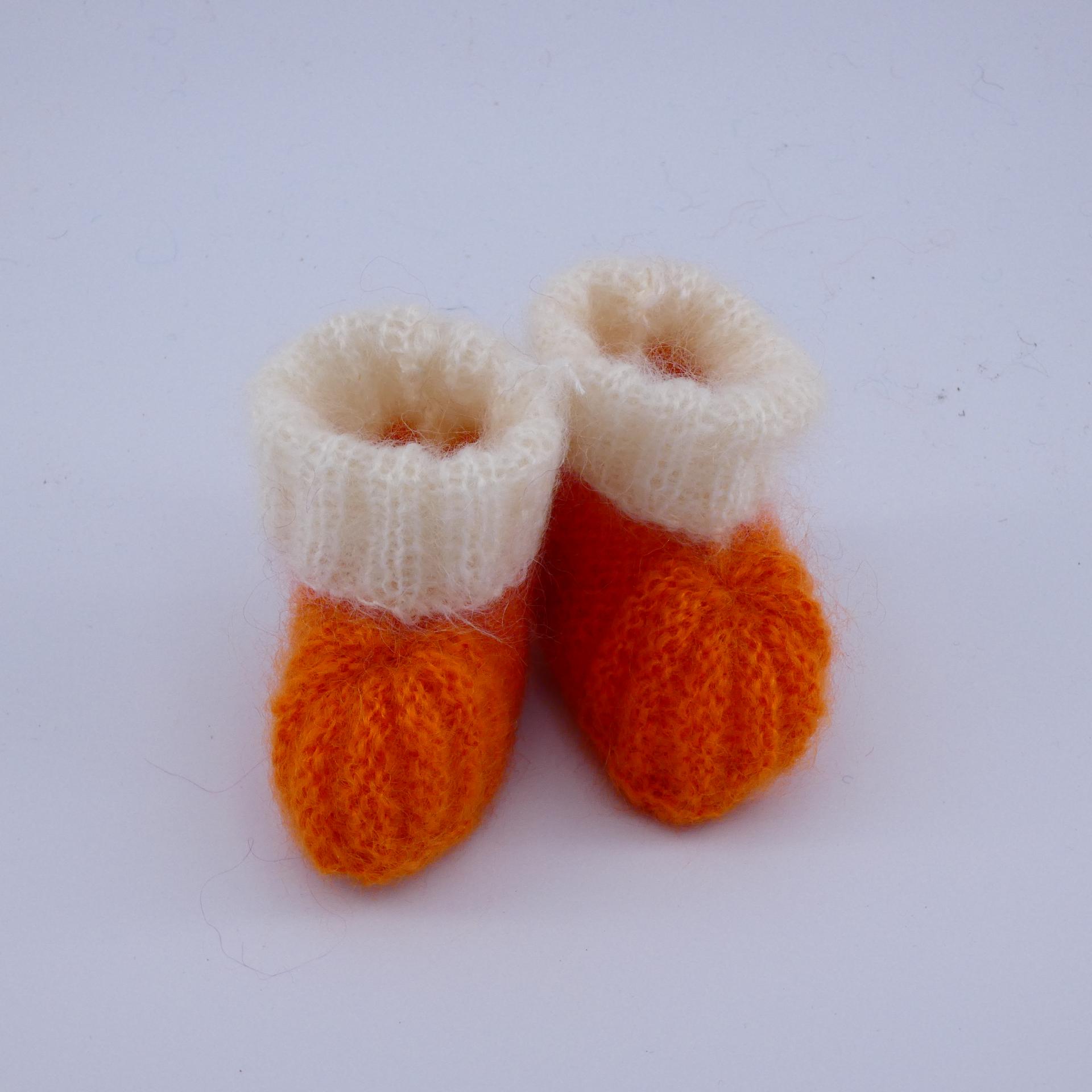Chaussons en laine Mohair pour bébé