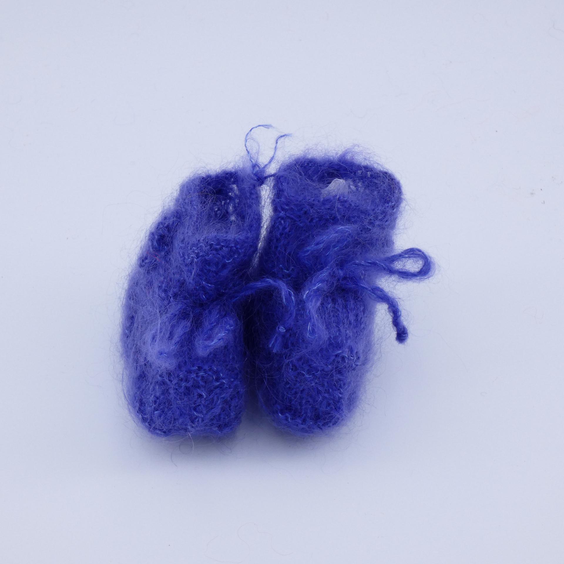 Chaussons en laine Mohair pour bébé