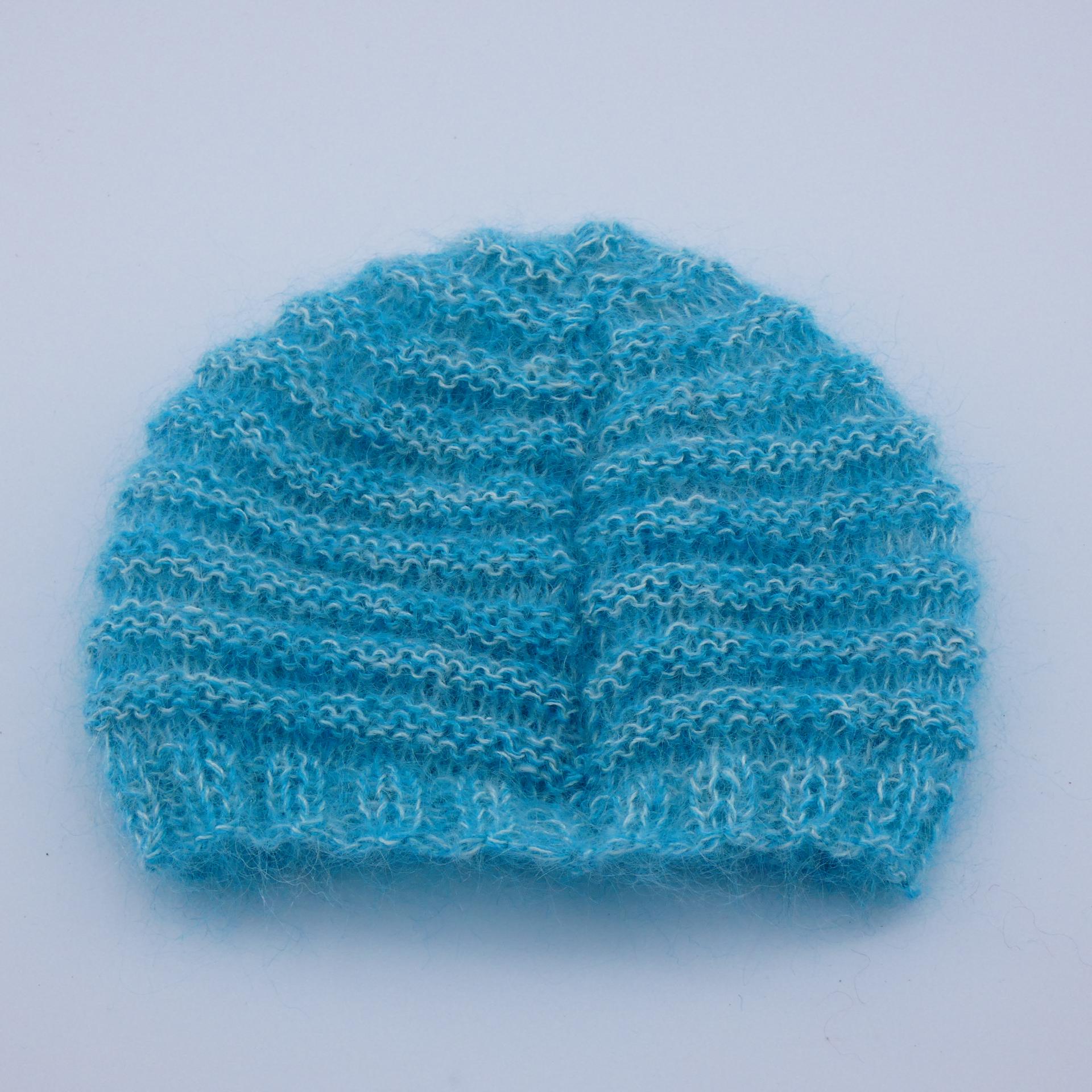 Bonnet en laine Mohair pour bébé