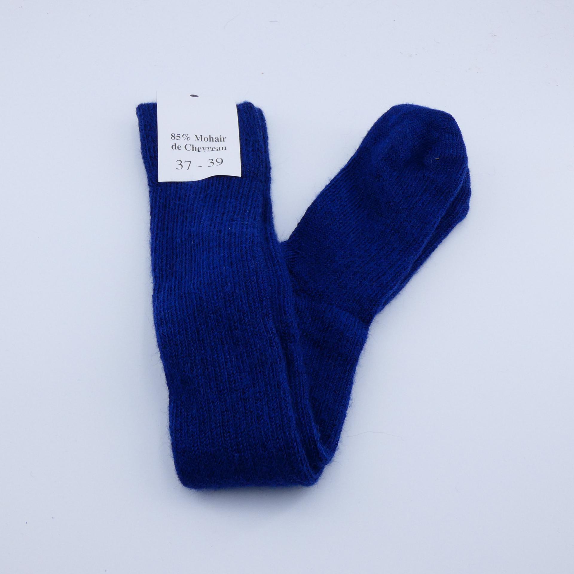 Chaussettes longues en laine Mohair nocturne