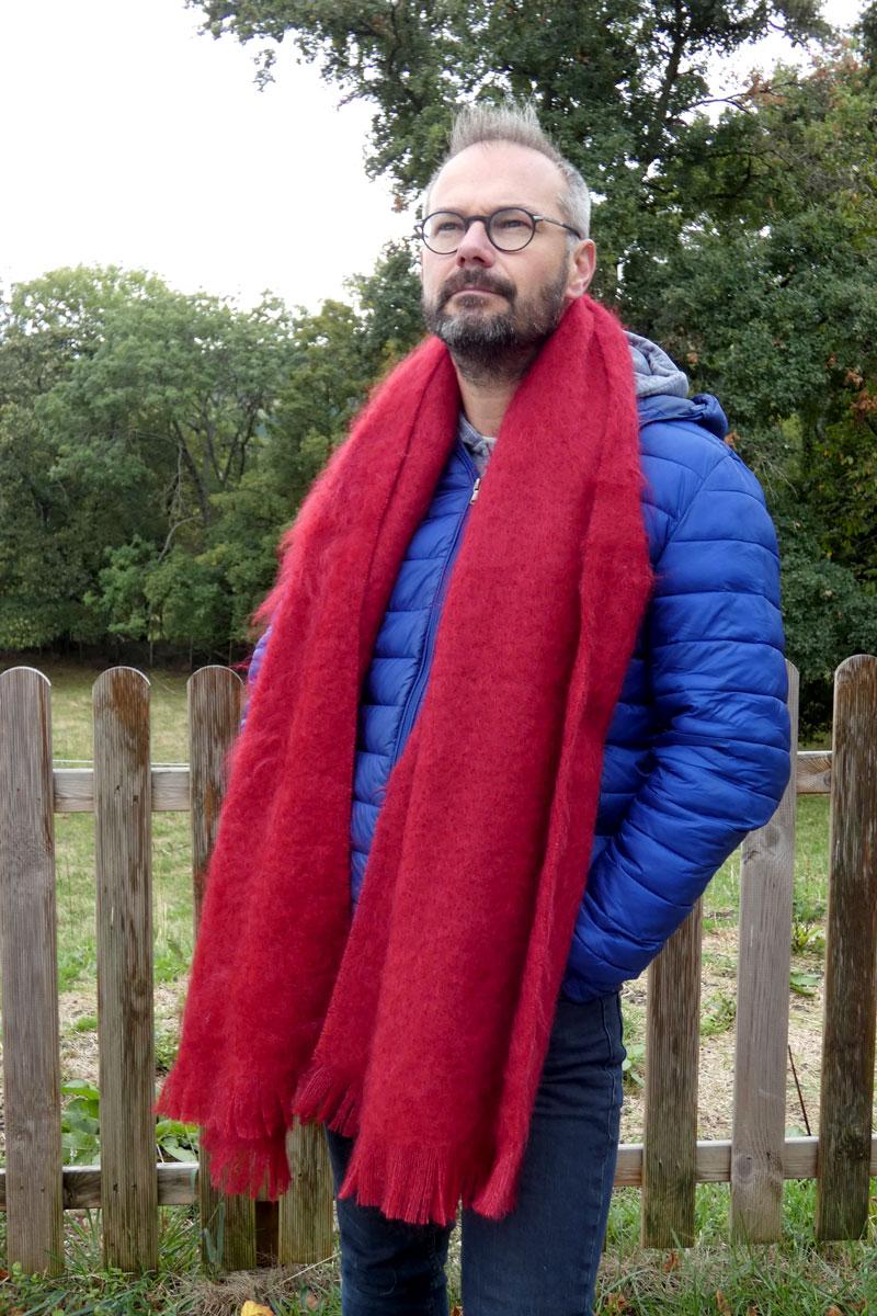 Etole Mohair rubis 2