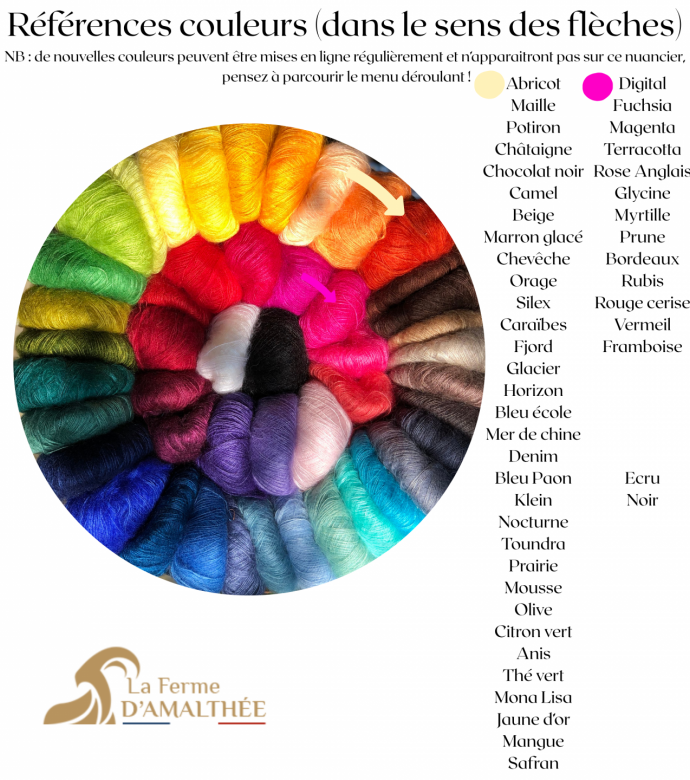 Pelote Mohair et Soie Élégance