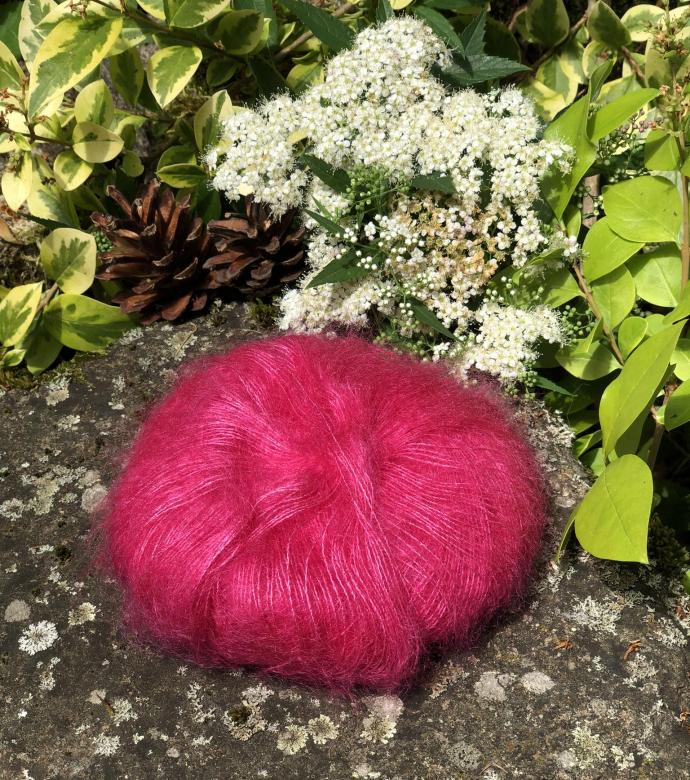 Pelote Mohair et Soie Élégance