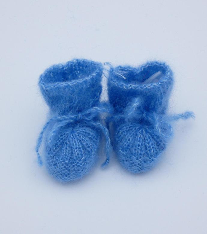 Chaussons en laine Mohair pour bébé