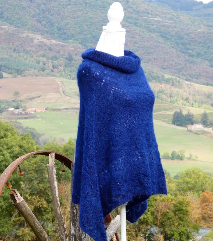 Poncho Mohair nocturne