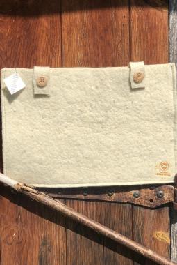 Pochette d'ordinateur portable en laine feutrée