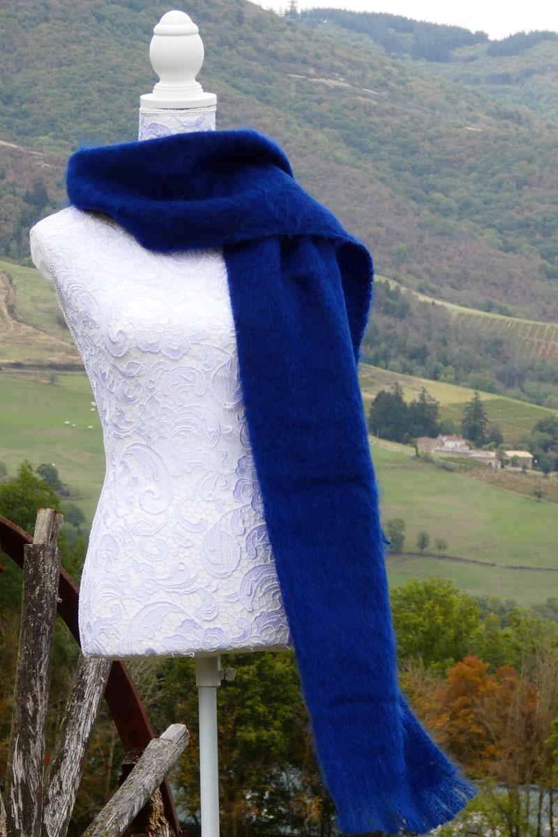 Grande écharpe Mohair nocturne