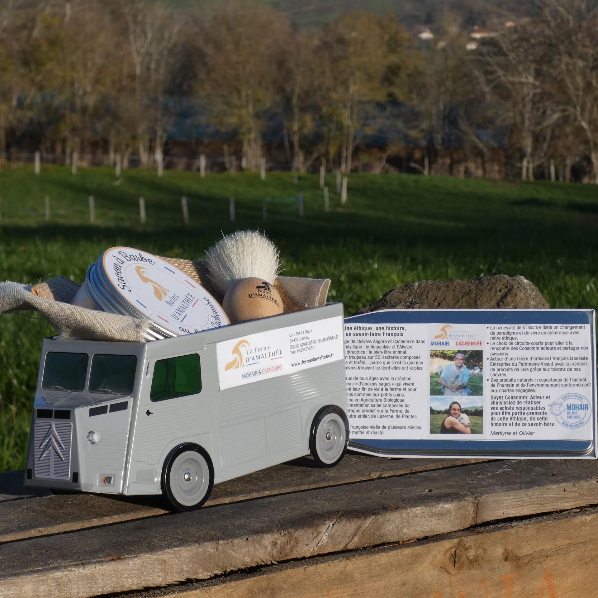 Coffret barbier pur cachemire 3
