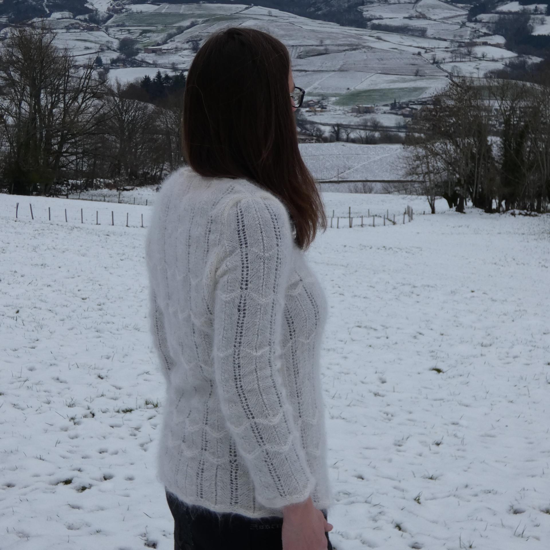 Pull Juliénas Mohair écru