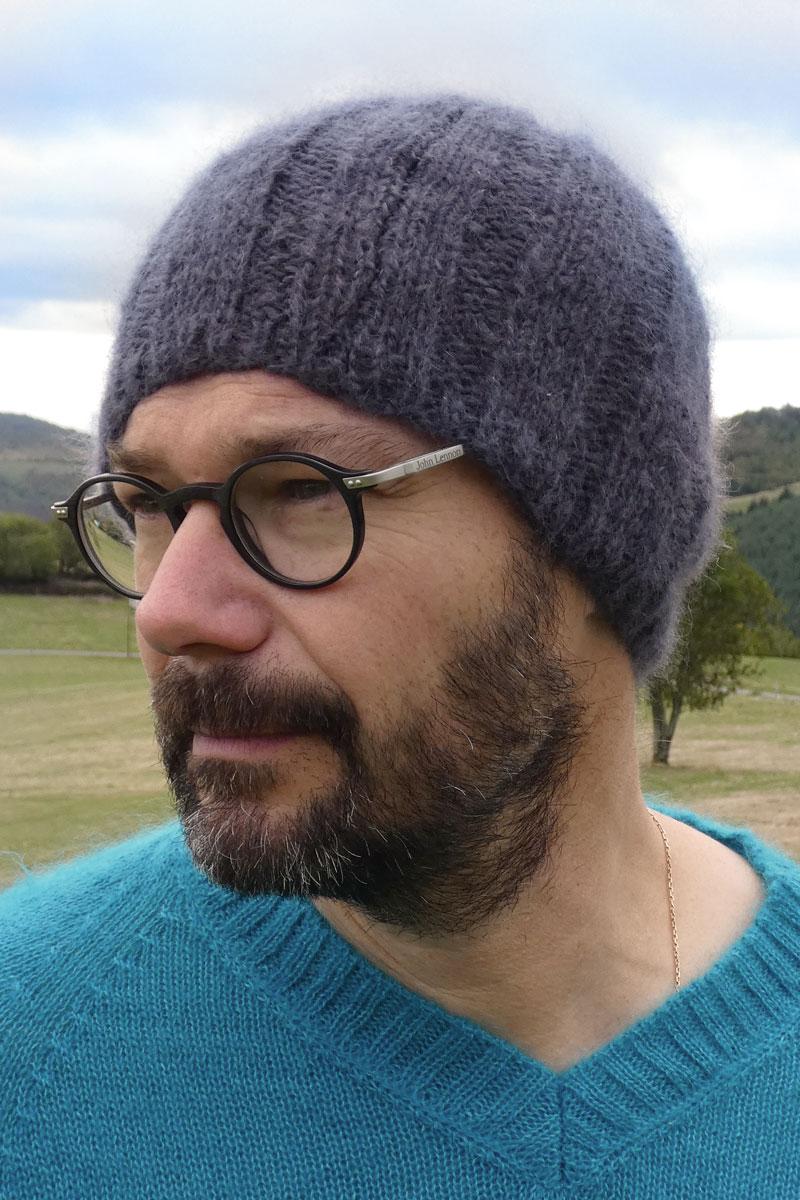 Bonnet Mohair volupté orage 2
