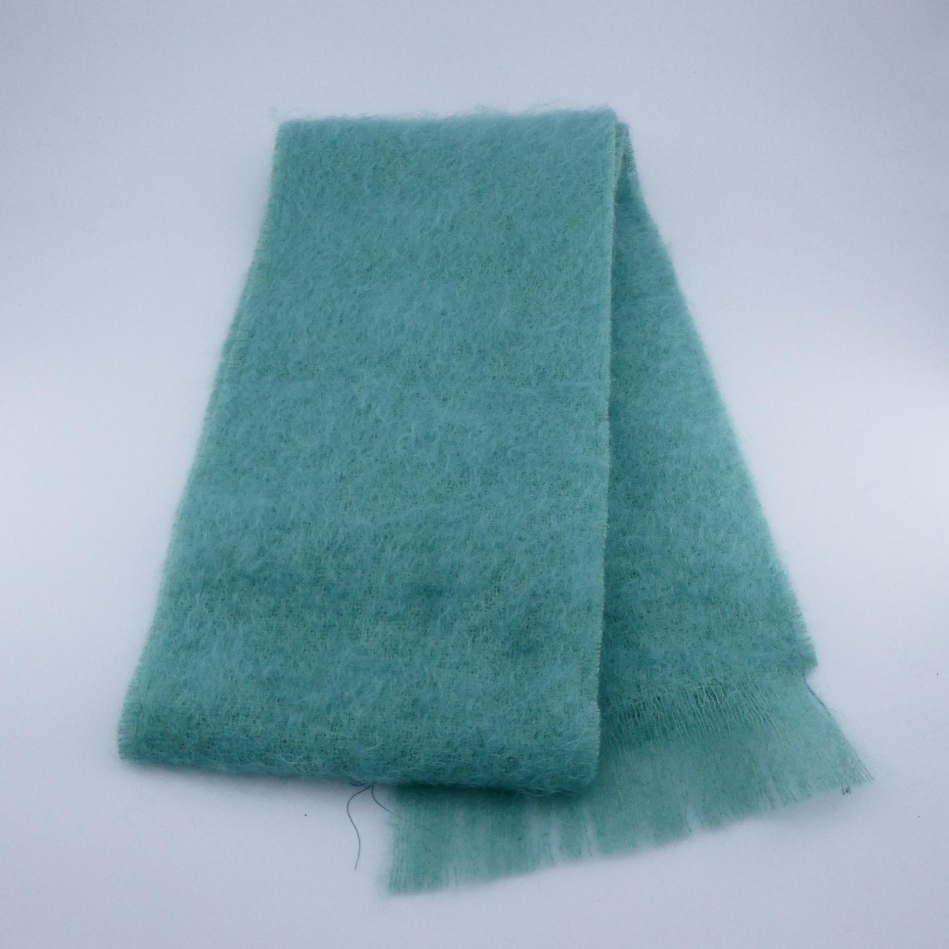 Grande écharpe Mohair sauge 2