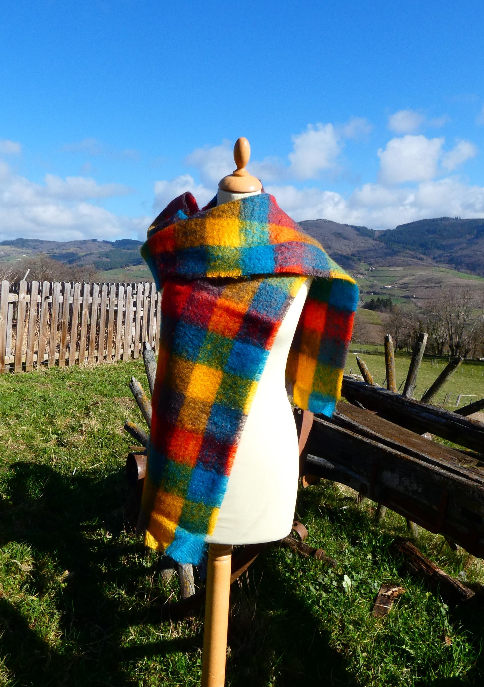 Grande écharpe Mohair automne 1