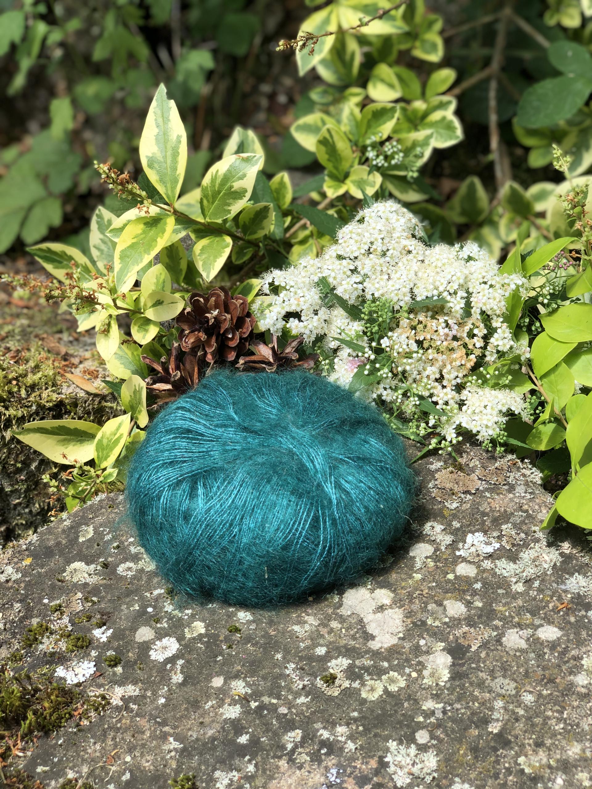 Pelote Mohair et Soie Élégance