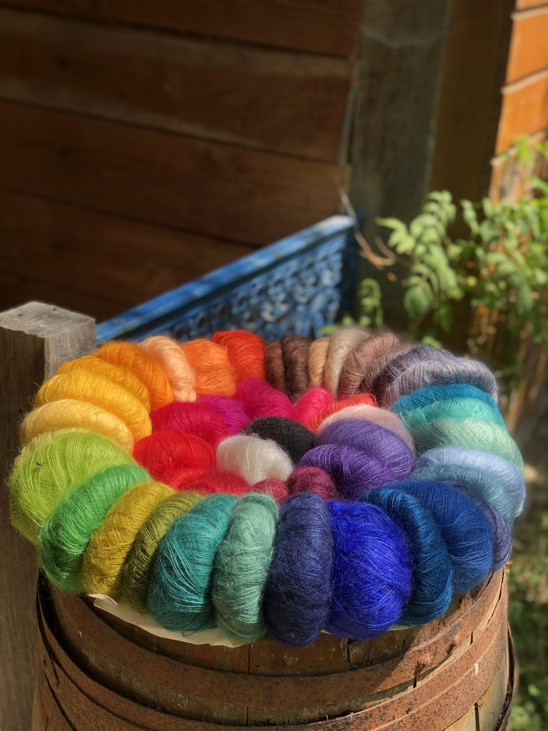 Pelote Mohair et Soie Élégance