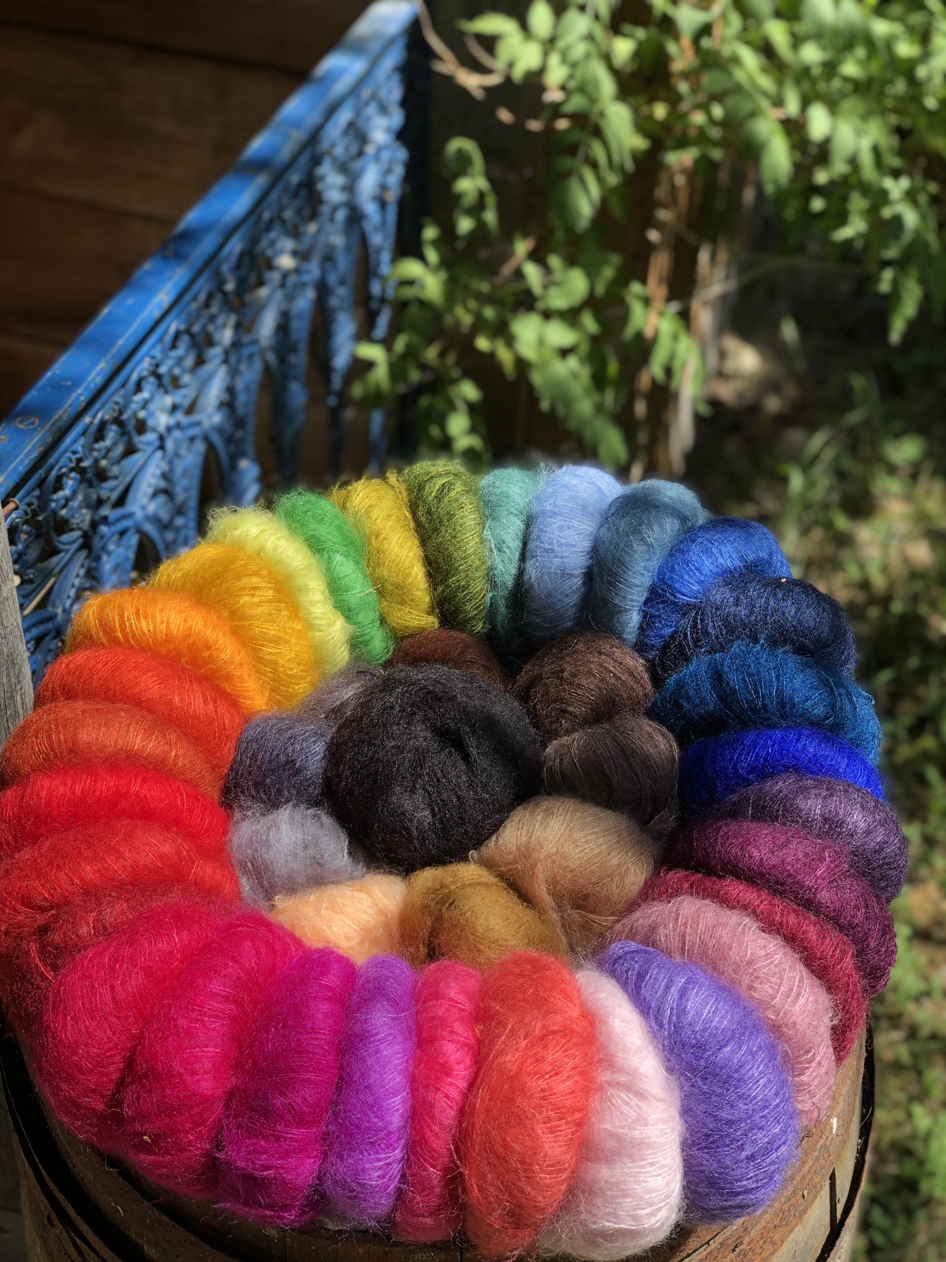 Pelote Mohair et Soie Primadonna