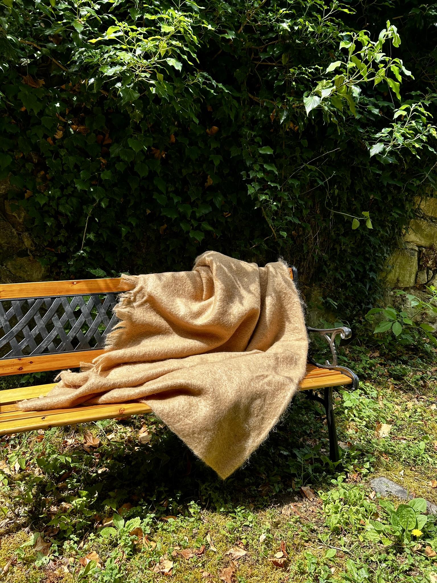 Plaid Mohair Uni 140cm*180cm