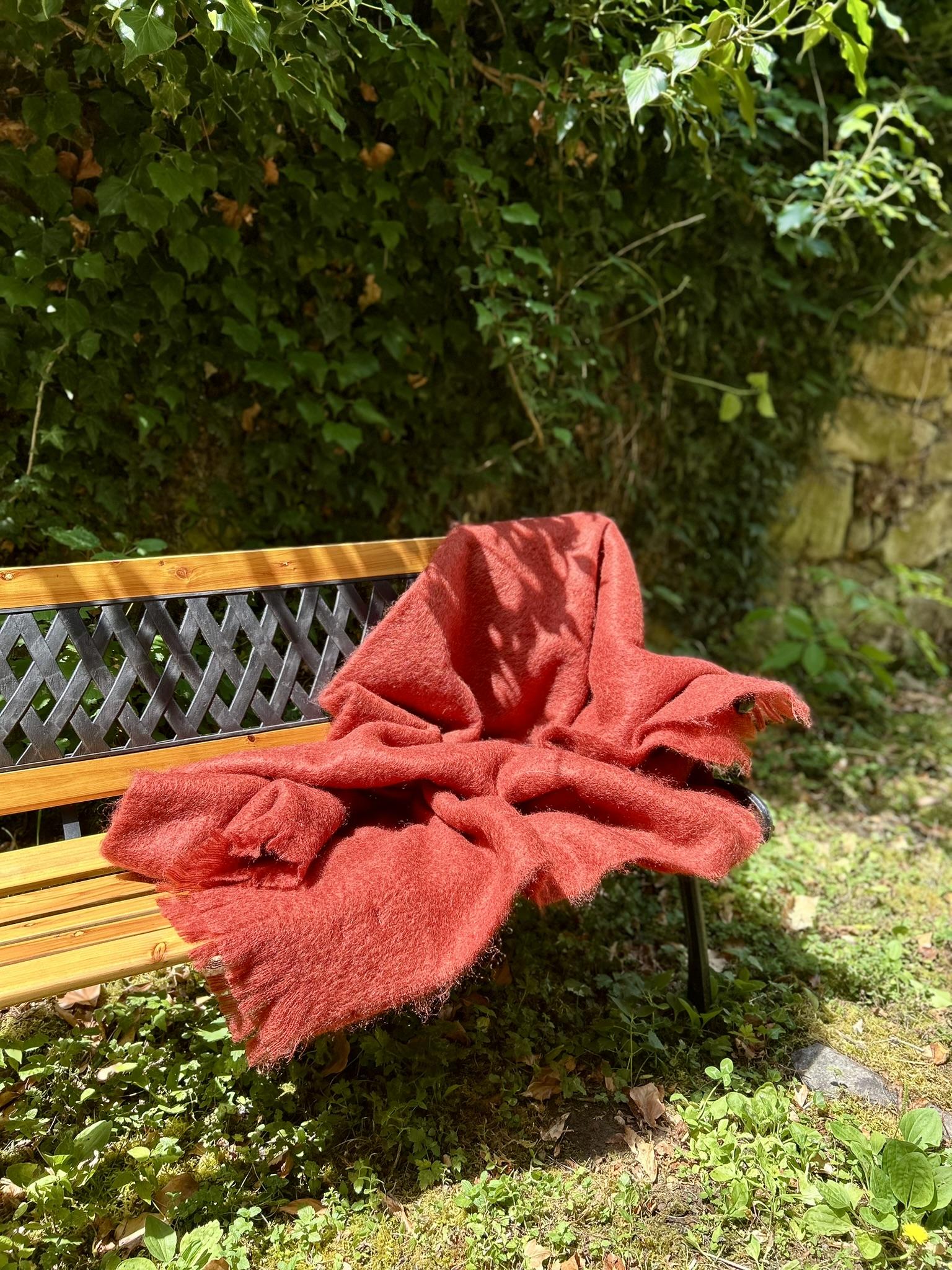 Plaid Mohair Uni 140cm*180cm