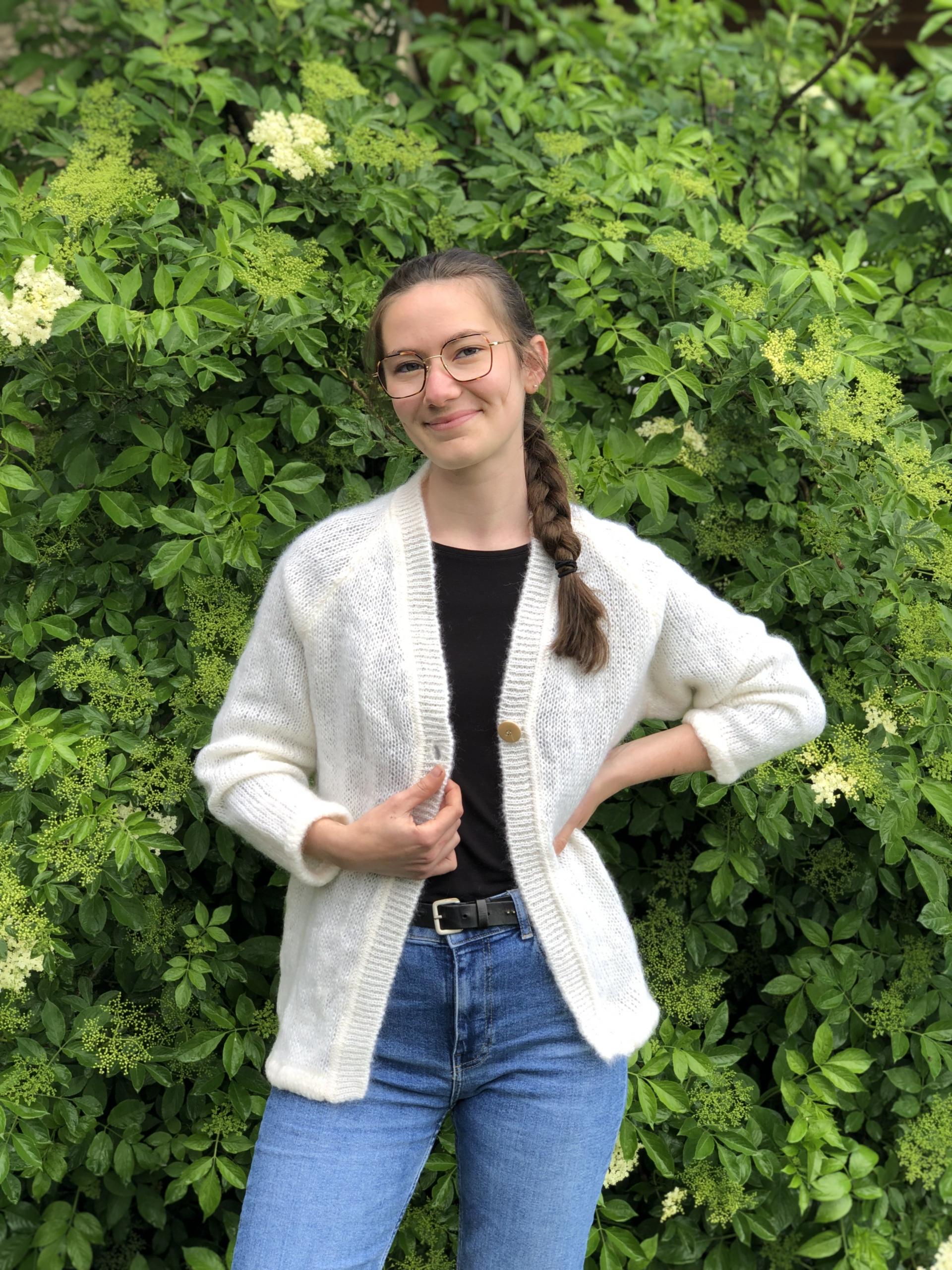 Gilet volupté mohair et soie