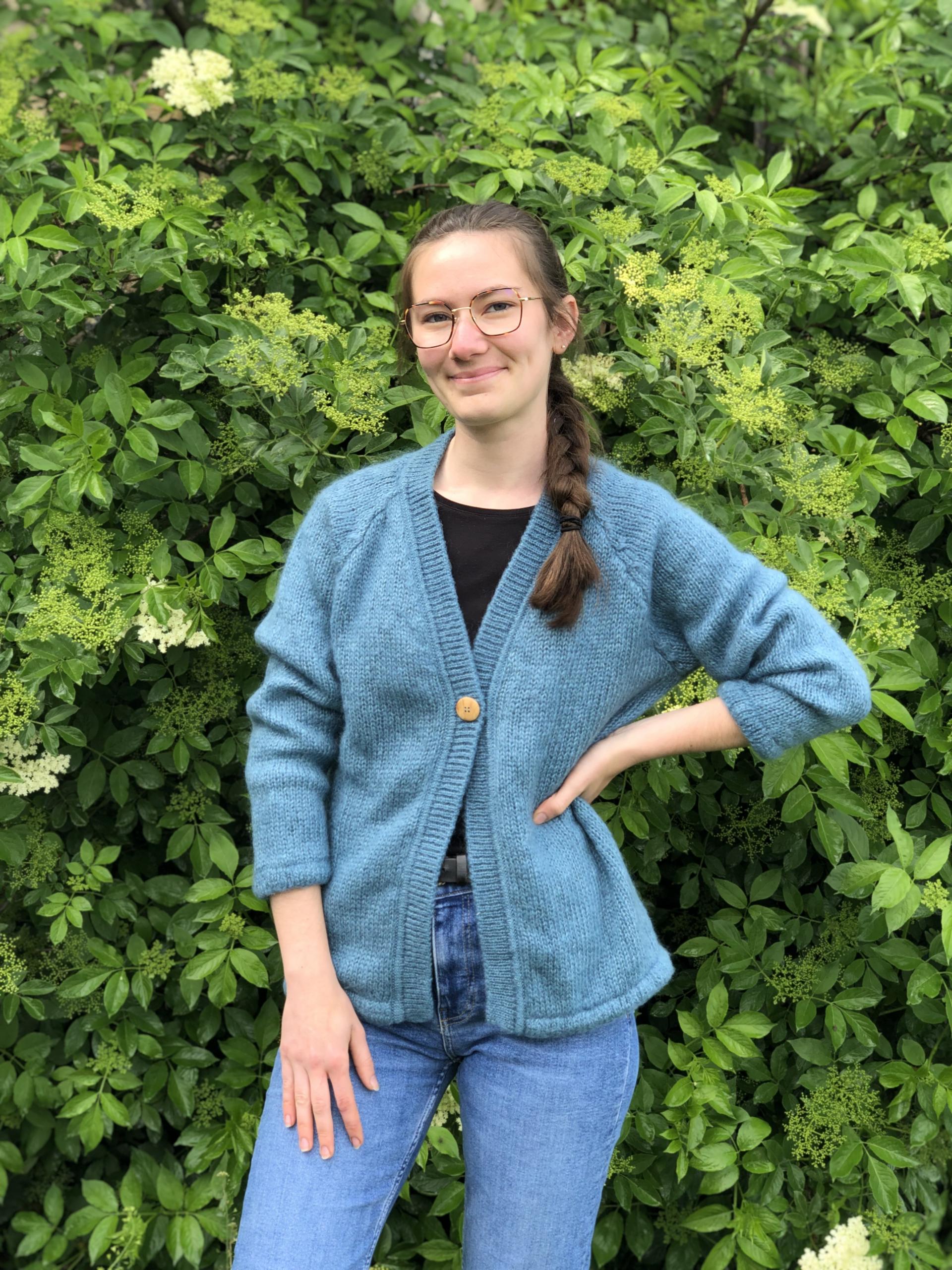 Gilet volupté mohair et soie