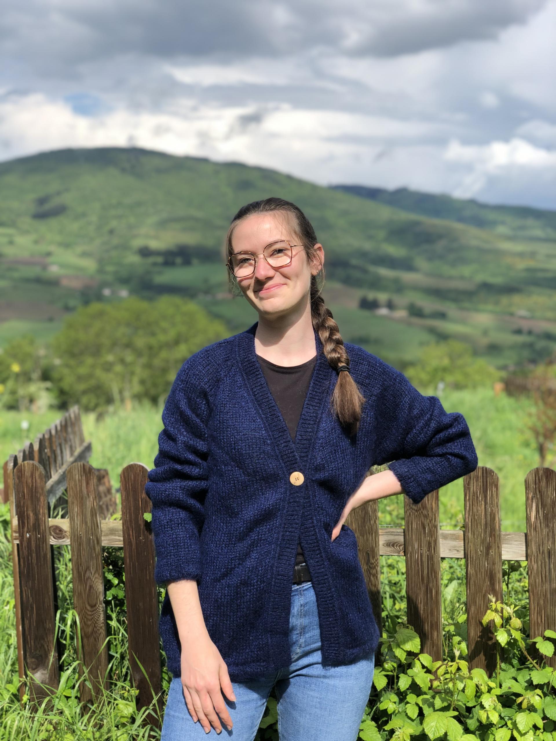 Gilet volupté mohair et soie