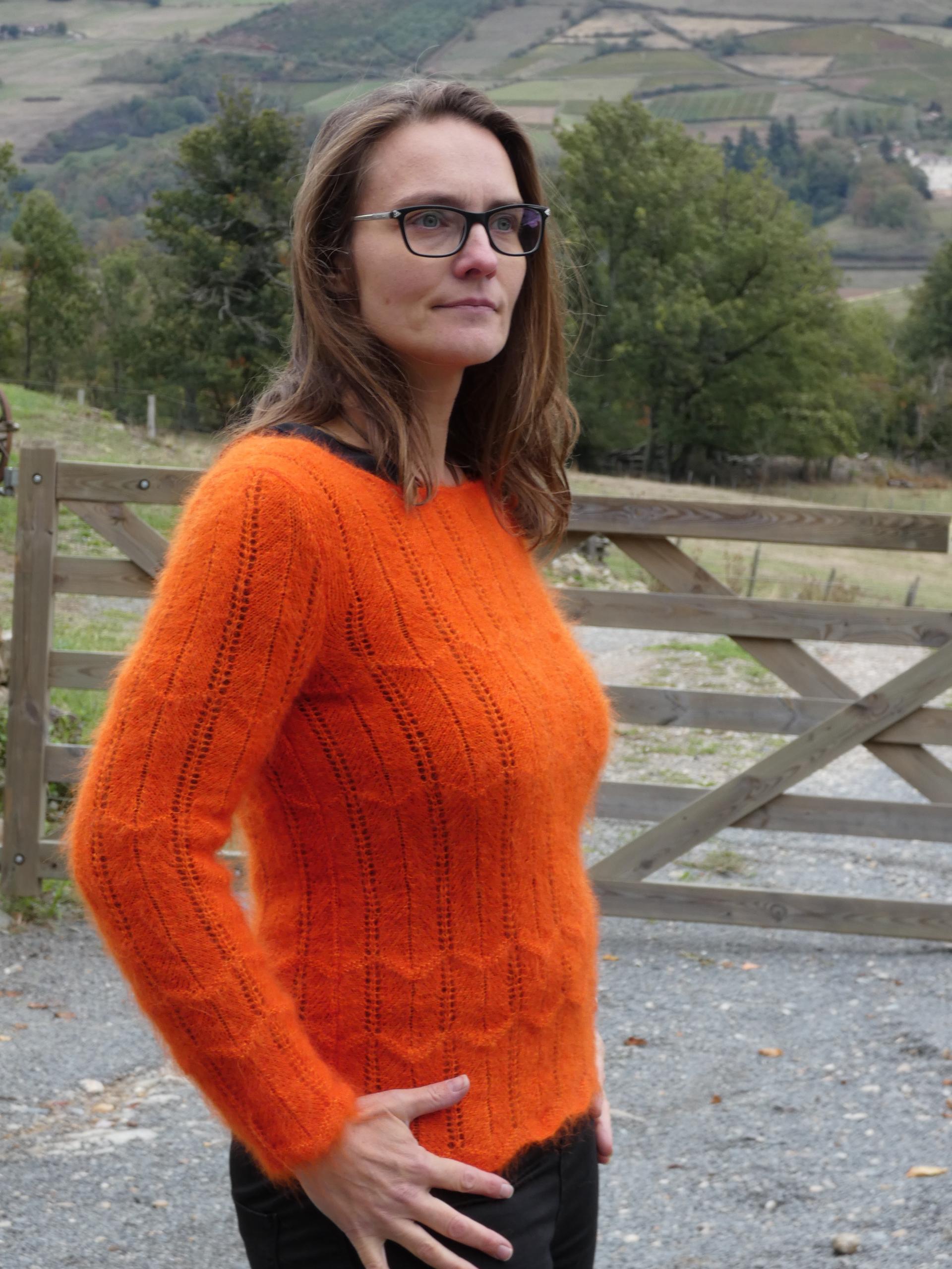 Pull Juliénas Mohair Capucine