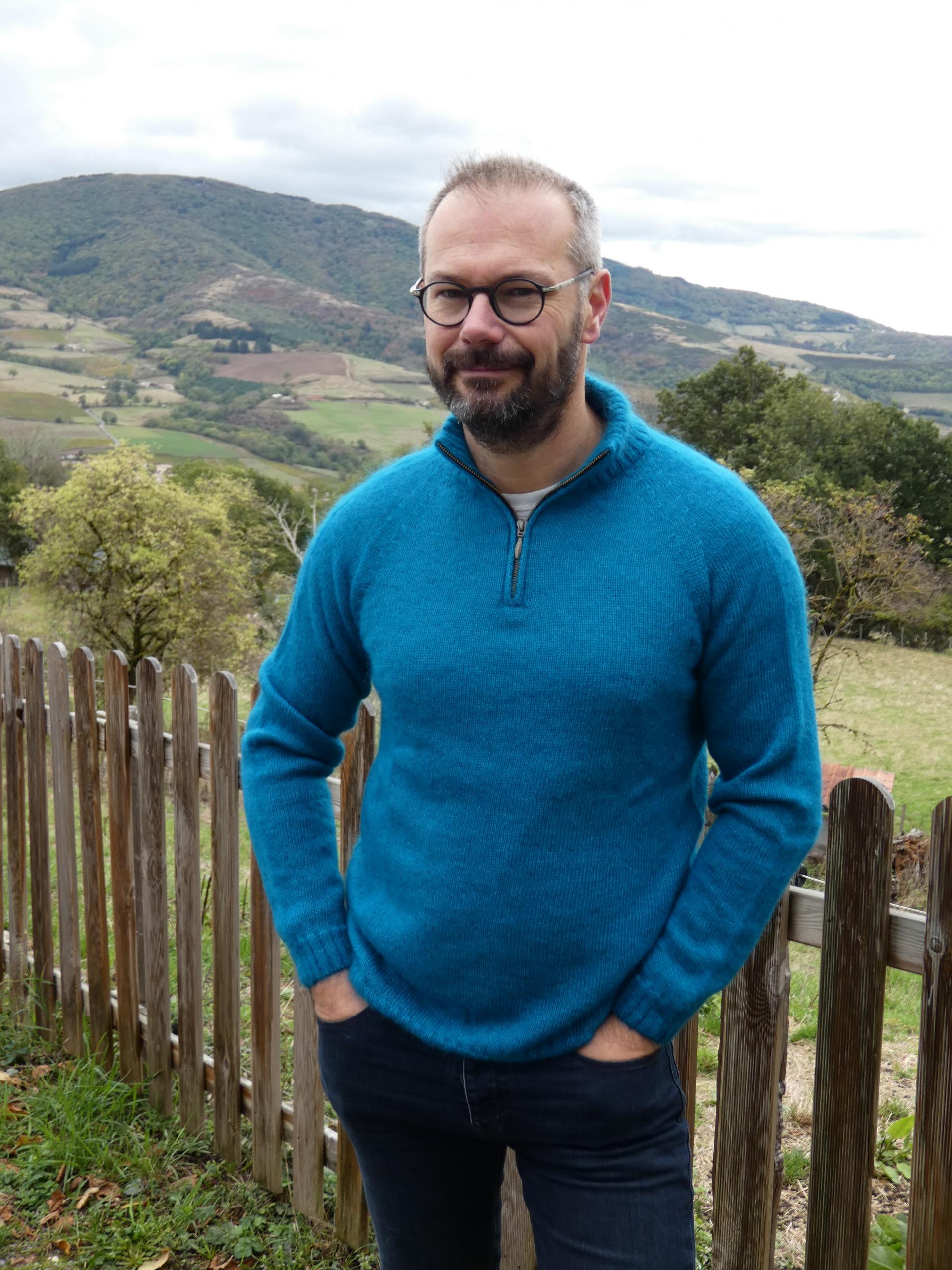 Pull Homme Zippé Mohair Élégance
