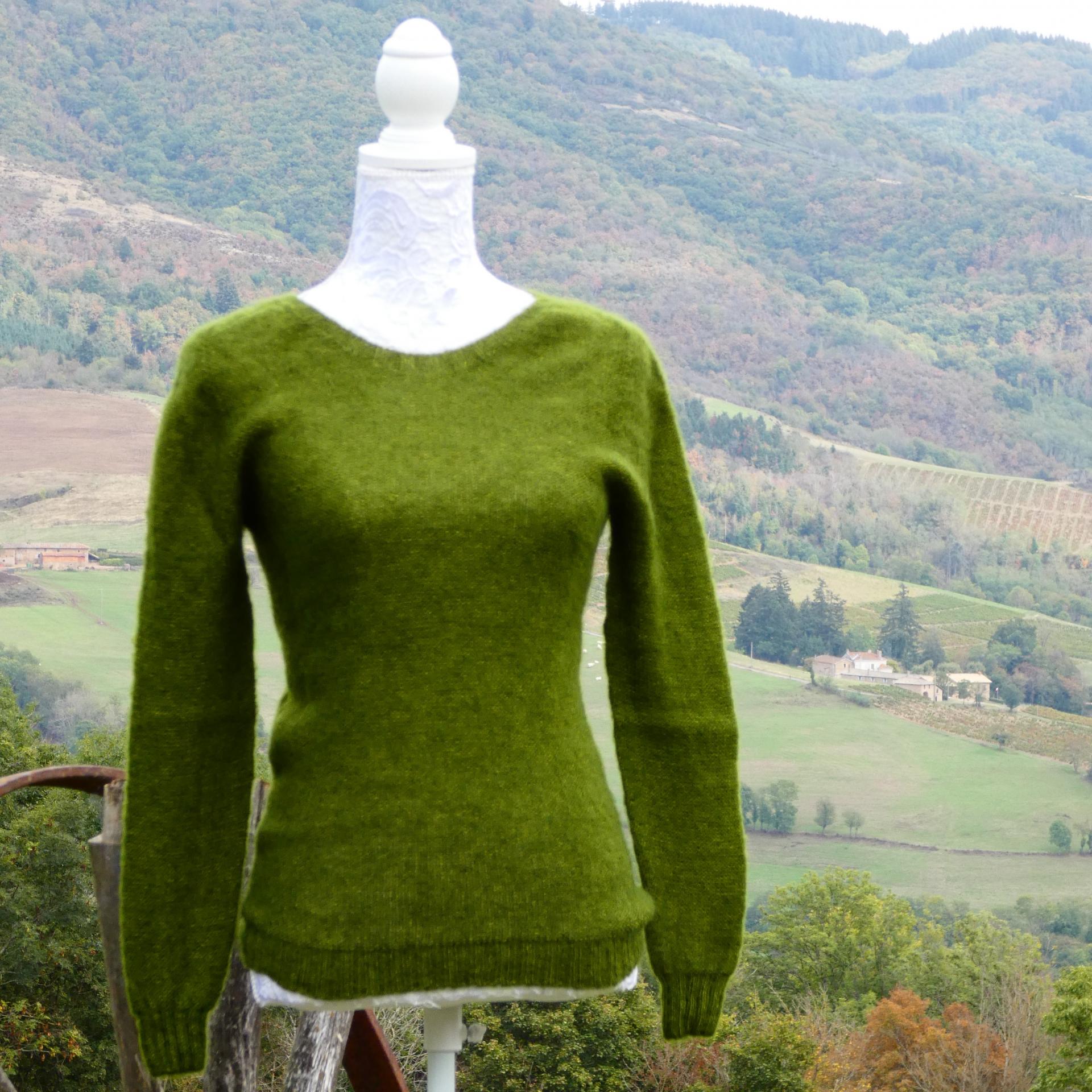 Pull sportswear Mohair mousse