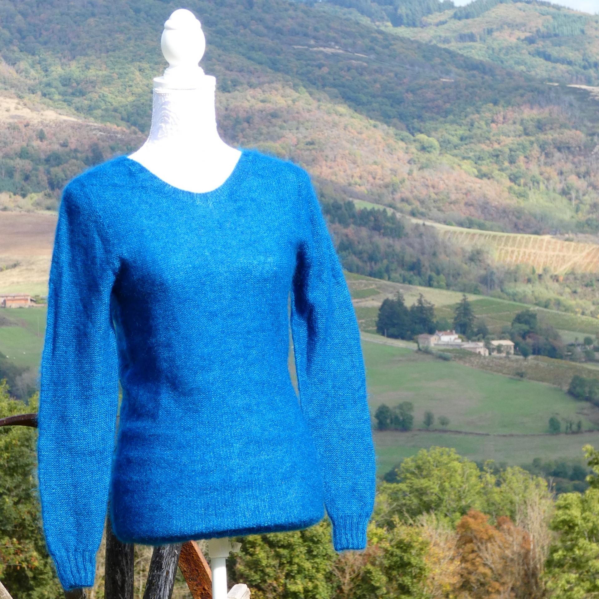 Pull sportswear Mohair lagon