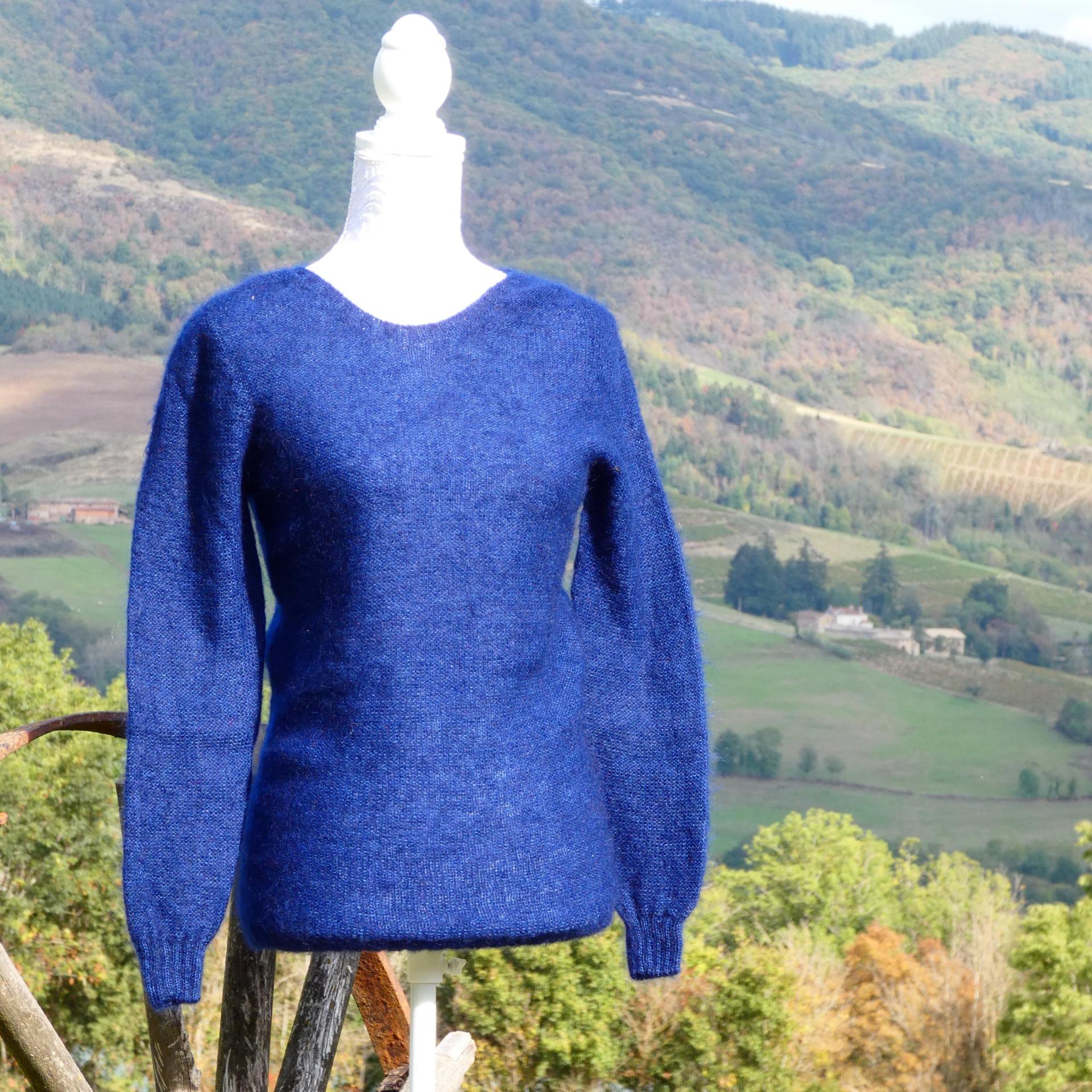 Pull sportswear Mohair nocturne