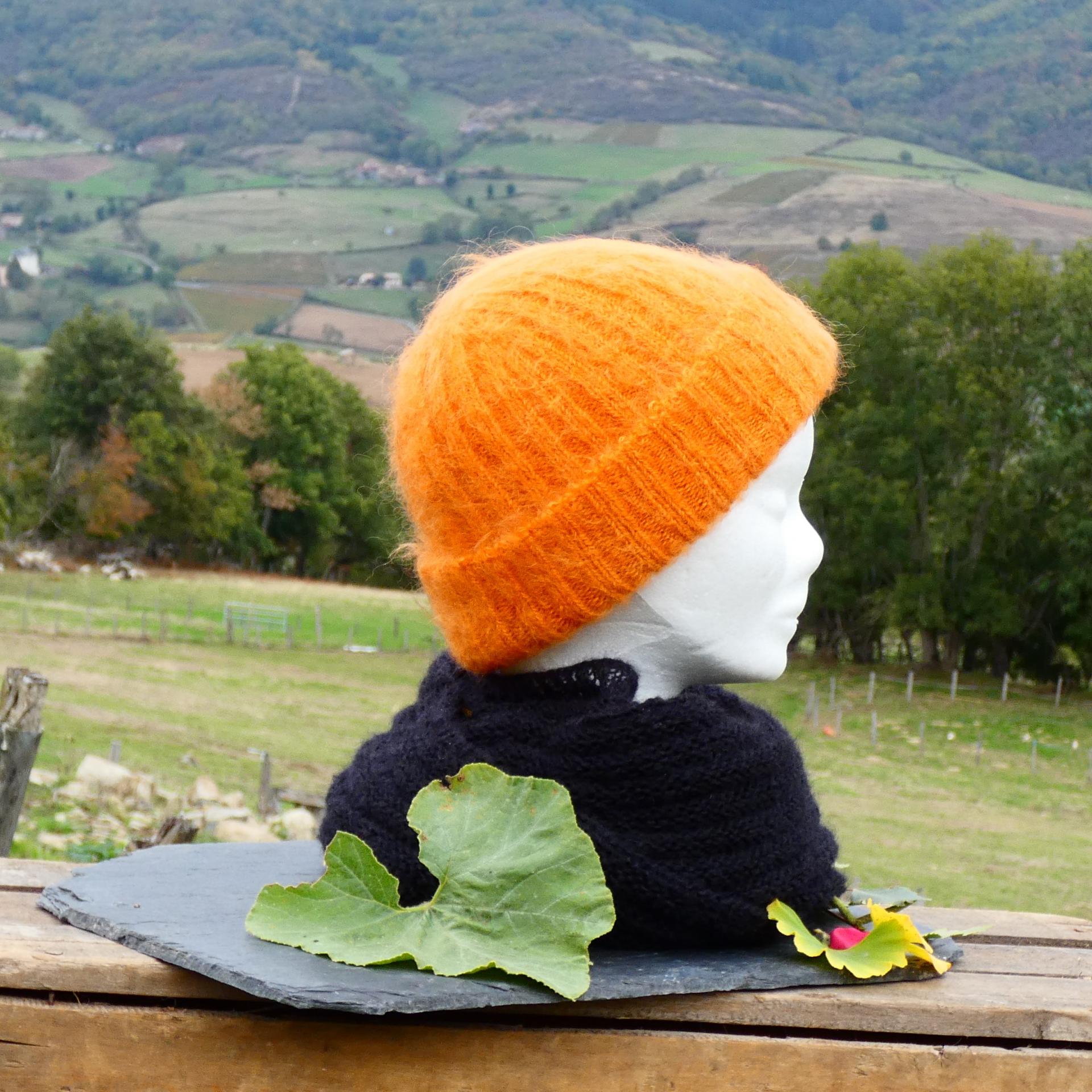 Bonnet Mohair élégance maille