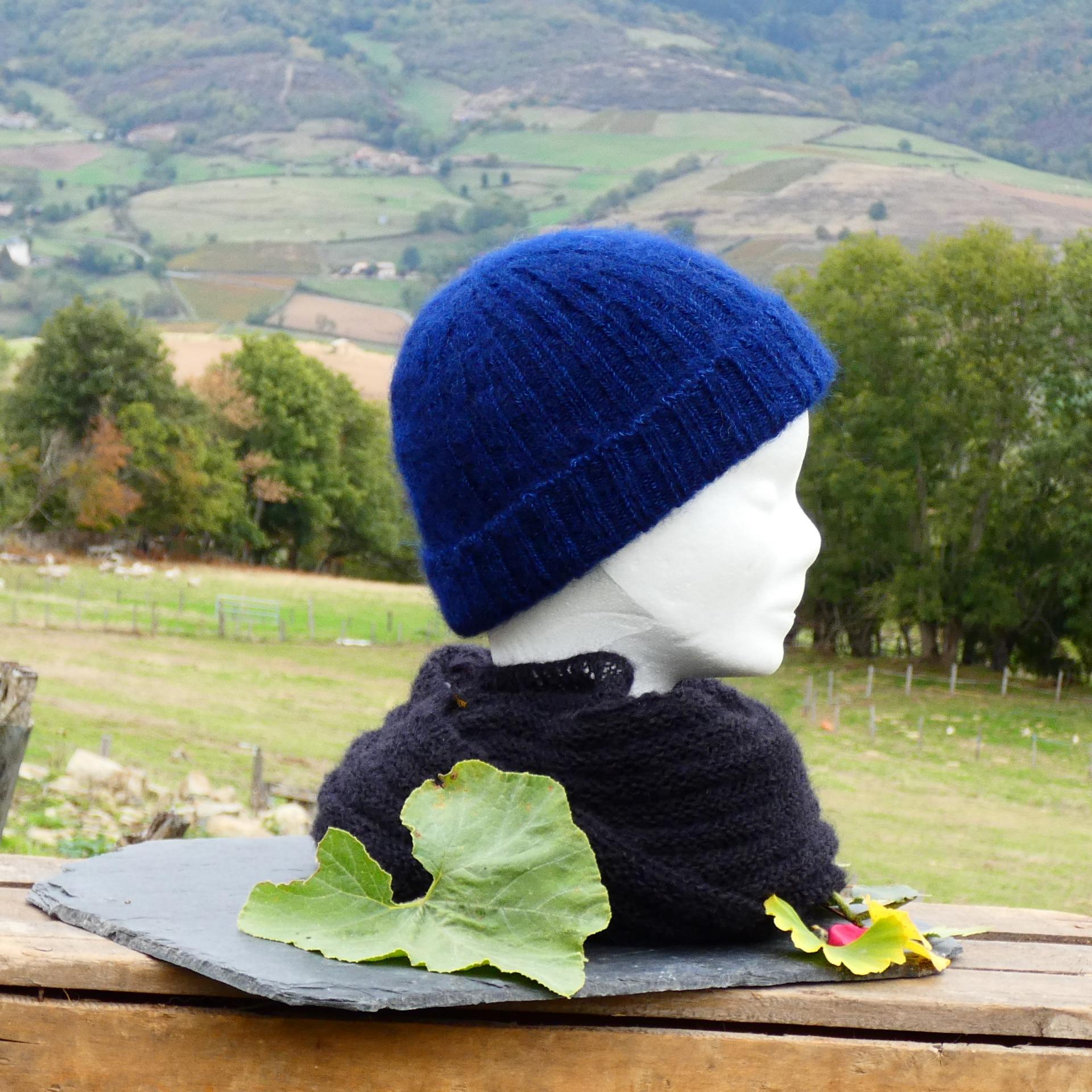 Bonnet Mohair élégance nocturne