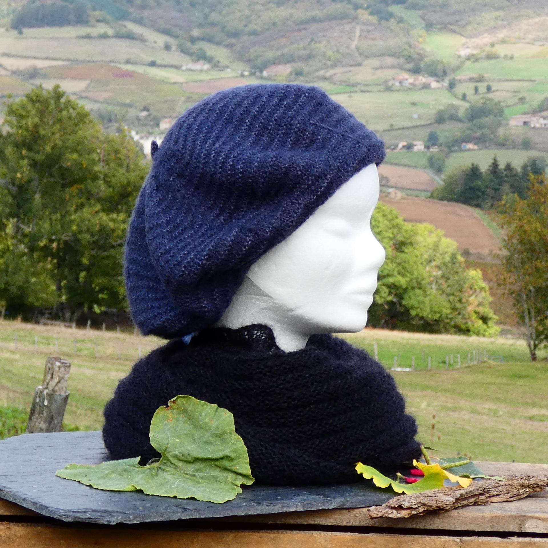 Béret Mohair orage