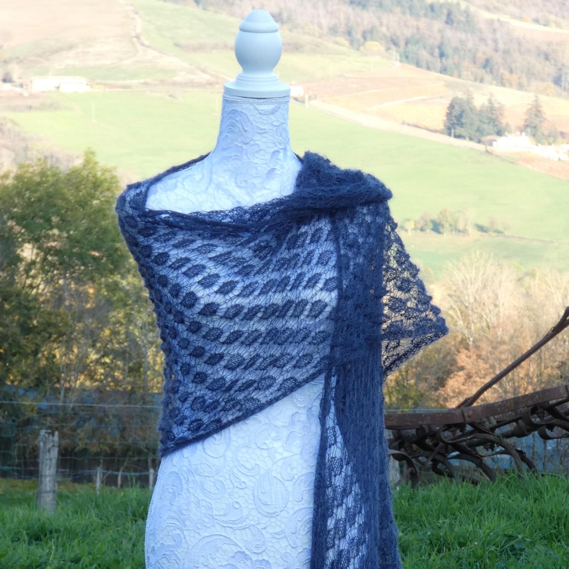 Etole tricot Mohair nocturne