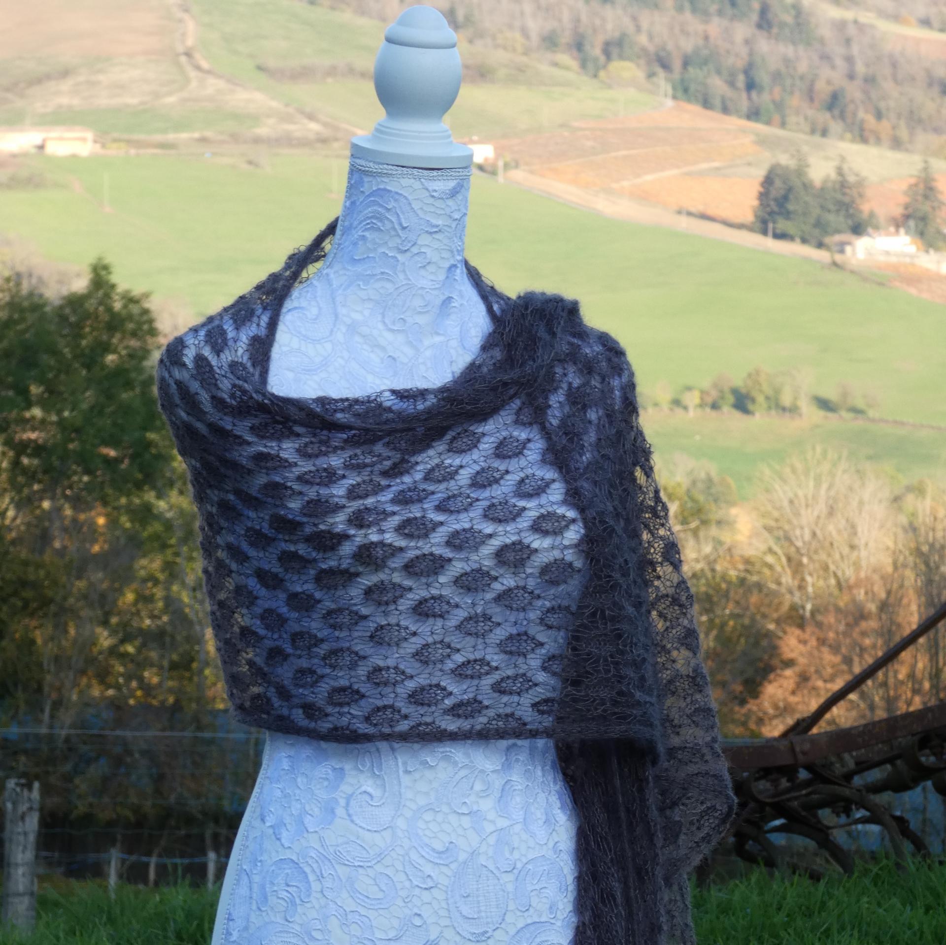 Etole tricot Mohair orage