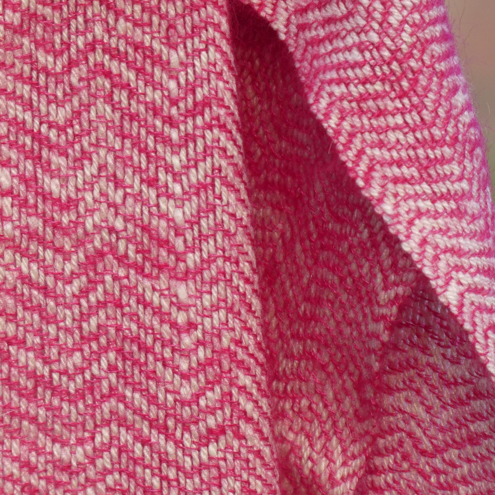 Etole Cachemire français fuchsia 4