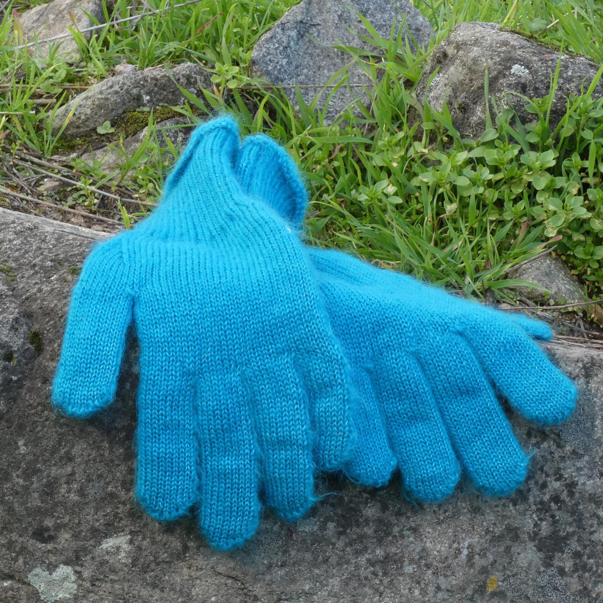 Gants laine Mohair caraïbes